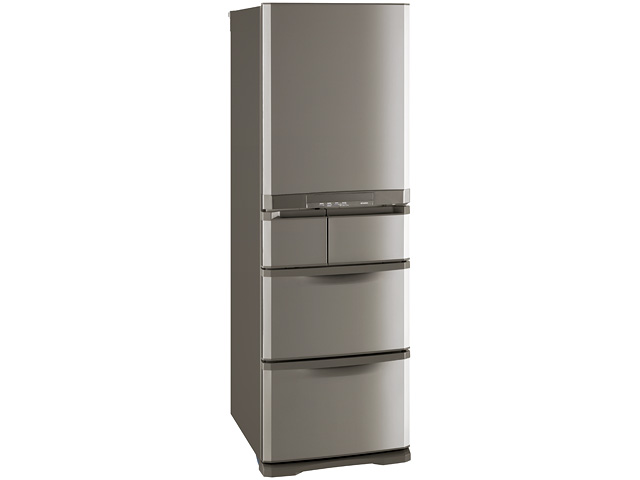 即日出荷 三菱ノンフロン冷凍冷蔵庫MR-B42P-T形 大型 冷蔵庫 動作良好 氷製造○